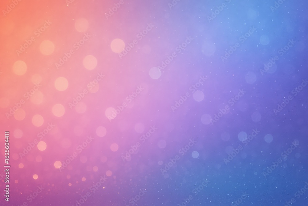 Aufkleber pastel gradient bokeh background with blurred lights for festive and elegant design