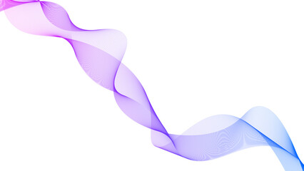 Blue wave lines on white background. abstract blue lines pattern or wavy stripes for business background. Futuristic dynamic sound wave pattern. cover, poster, flyer. vector illustration