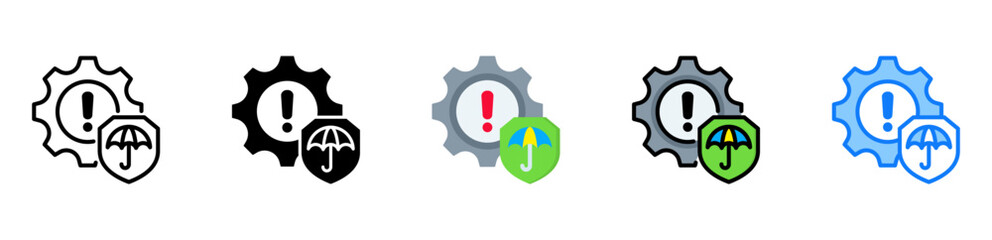 Mitigation icon multiple style 