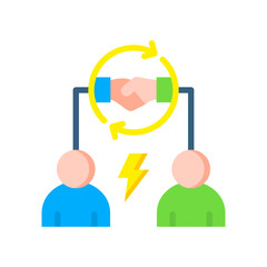 Conflict Resolution flat icon