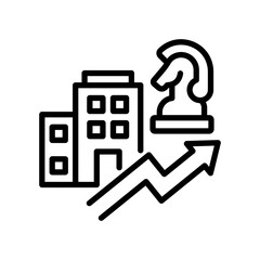 Company Strategy line icon