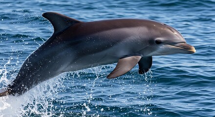 Fototapeta premium Graceful Dolphin Leap