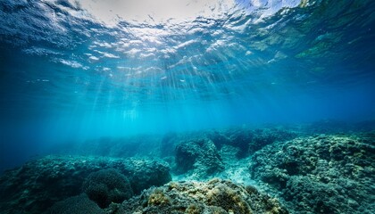 beneath the waves exploring underwater beauty ocean depths nature photography bright light serene environment tranquil viewpoint