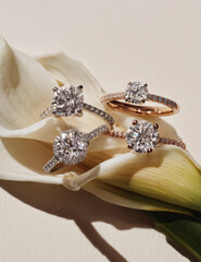 Diamond Ring Jewelry Engagement Brilliance Gemstone Fashion Accessory Beauty Elegant Wedding Sparkle Luxury Polished Style Premium Bloom 
