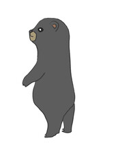 立ち上がるゆるマレーグマ