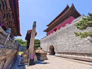 Zhaoling Mausoleum of the Qing Dynasty (Beiling), a World Cultural Heritage Site, Shenyang,...