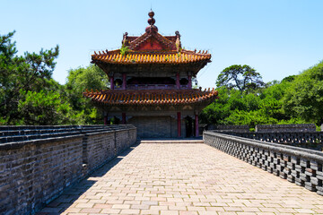 Zhaoling Mausoleum of the Qing Dynasty (Beiling), a World Cultural Heritage Site, Shenyang,...