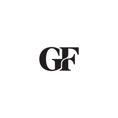 Minimal Letter GF FG Logo Design | GF FG Monogram