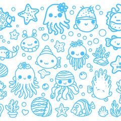 Underwater Life in Many Styles
