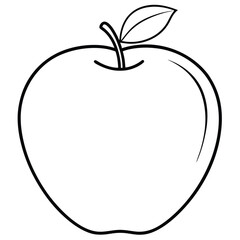 apple with leaf