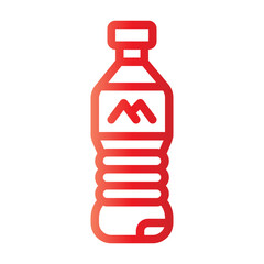 icon bottle with style gradient
