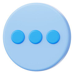 More Option User Interface 3D Icon