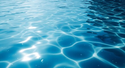 Obraz premium blue water background