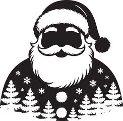 Lustige Weihnachtskarten-Illustrationen 