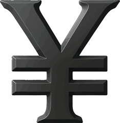 Obraz premium yen currency symbol.