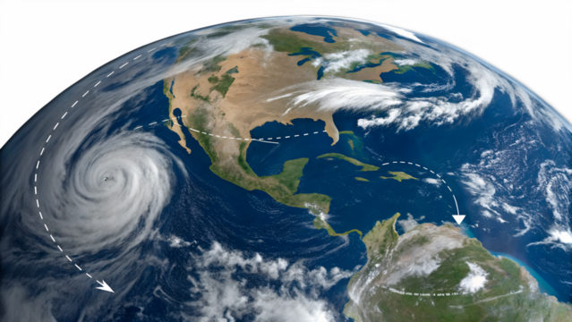 planet earth in space