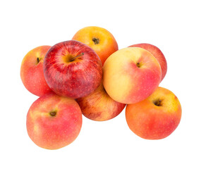 pile of apples isolated on a transparen png.
