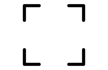 全画面表示のシンプルなベクターアイコン