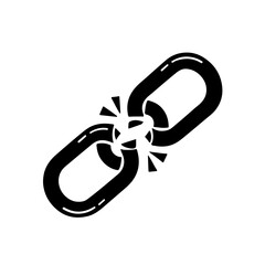 Obraz premium Link & Hyperlink Icons A set of simple, modern black and white vector icons representing links, hyperlinks, and connectivity. This collection is ideal for websites, software interfaces, presentations