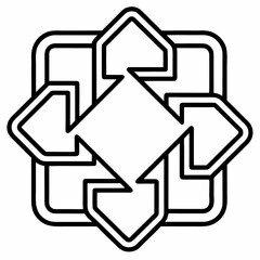 recycling symbol icon