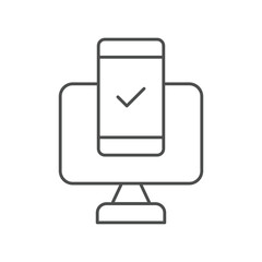 Cross platform thinline icon , vector, pixel perfect, illustrator file 
