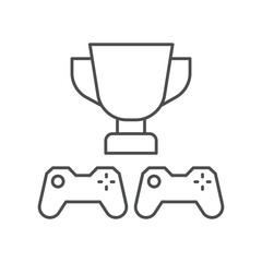Esports  thinline icon , vector, pixel perfect, illustrator file 
