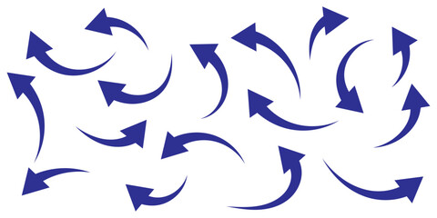 curved arrow png, black curved arrow icon ioslated on transparent background