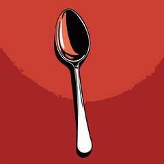 spoon vector illustration