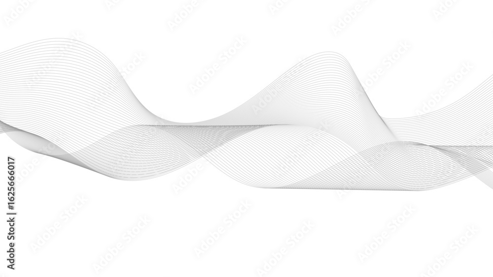 Poster abstract vector background with black wavy lines. abstract wave element for design. digital frequenc