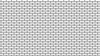 White classic tile wall background and texture, Panorama white brick wall texture background.
