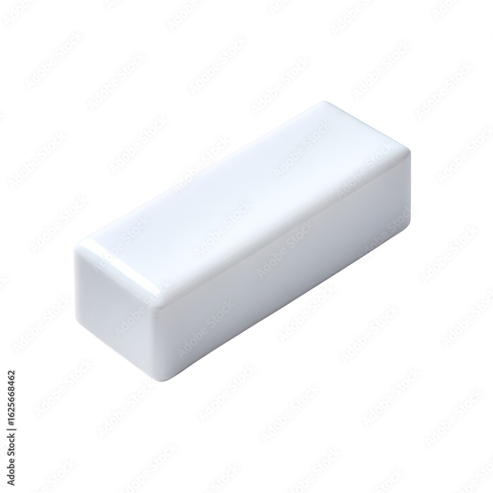 Poster simple and elegant white rectangle object with smooth surface ideal for minimalistic design and crea