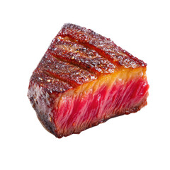 Juicy, Tender Slice of Grilled Meat with Perfectly Seared Crust and Rich Pink Center, Ideal for Culinary Photography