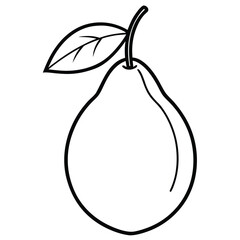 pear vector illustration