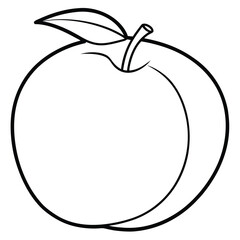 vector illustration of an apple