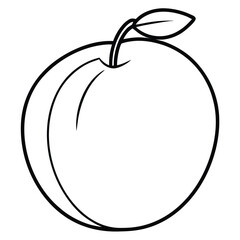 vector illustration of an apple