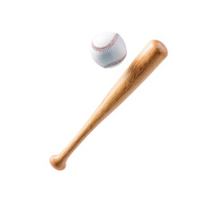 Baseball bat and ball in dynamic motion, showcasing sporting equipment and action for youth sports and leisure activities