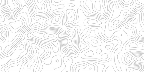Abstract topographic Contour Map Subtle White Vector Background . Blank Detailed topographic patter line map background .Topographic Map Of wild west Abstract Vector Background.
