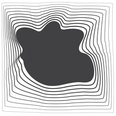 Square shape with gradient line modern, logo, science, future, digital