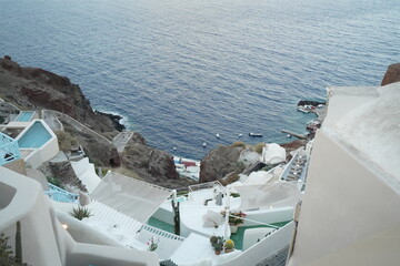 Beautiful scenes of Santorini Greece