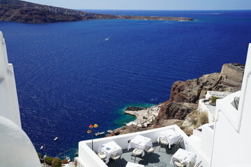 Beautiful scenes of Santorini Greece