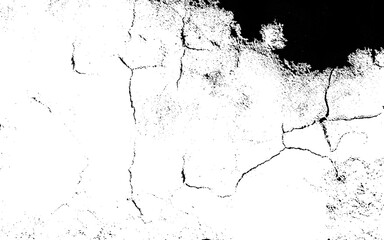 Grunge black and white pattern. Monochrome particles abstract texture. Background. Distress overlay textured. Grunge design elements. Vector illustration