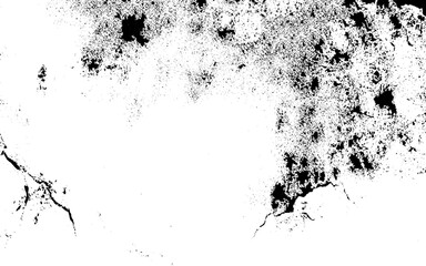 Black grainy texture isolated on white background. Distress overlay textured. Grunge dirty texture background overlay. Vector illustration