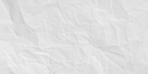 Paper texture Crumpled White. Top view.