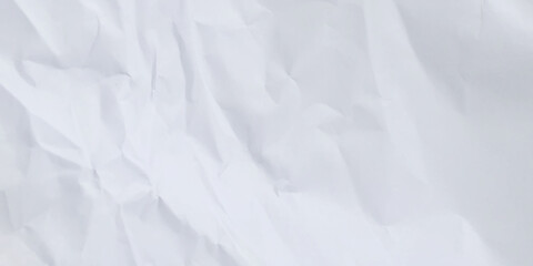 Paper texture Crumpled White. Top view. White clean crumpled paper background. Horizontal crumpled empty paper template for posters and banners. Vector illustration