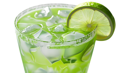 mojito cocktail with lime and mint