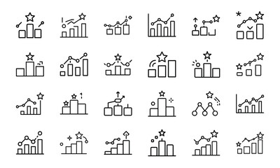 Bundle Seo Ranking Graph Icon 