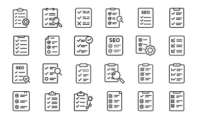 Bundle Seo Audit Checklist Icon 