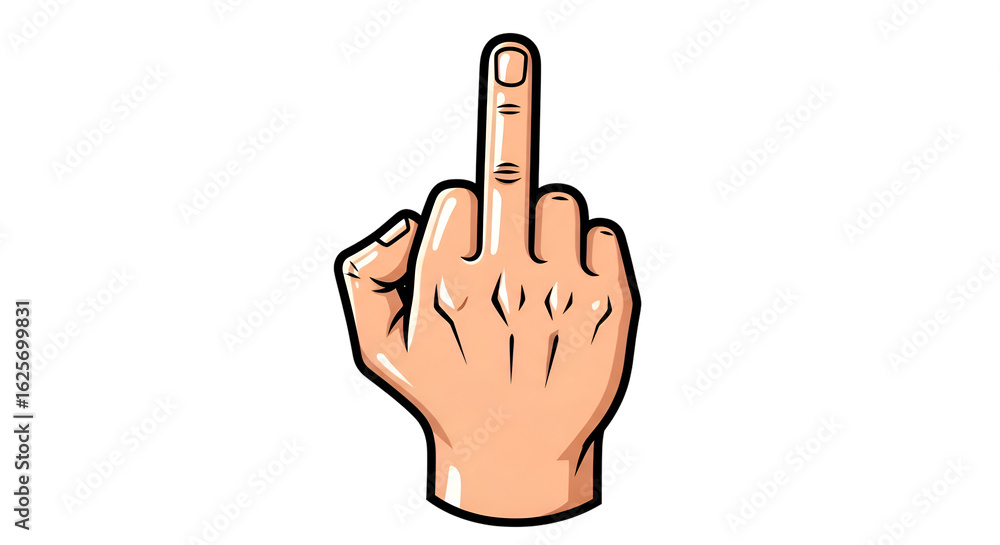 Aufkleber create a hand gesture with transparent background, illustrating digital art skillfully and easily.
