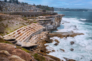 The Waverley Cemetery is a heritage-listed cemetery on top of the cliffs at Bronte. Opened in 1877....