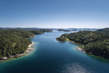 view of the sea from the sea